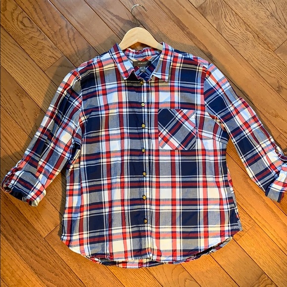 Primark Tops - Primark Plaid Button Down Shirt